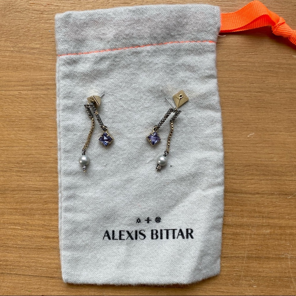 Alexis Bittar double drop earrings